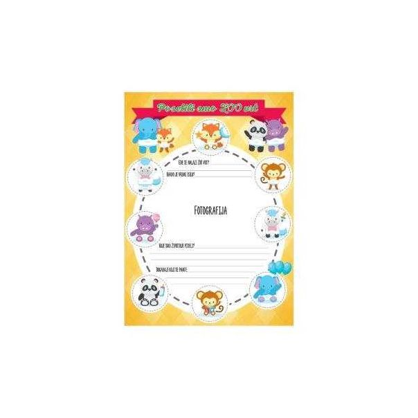 Radosnica za dečake Slonče - Omot sa vezicom + Album + Kesa - 1791