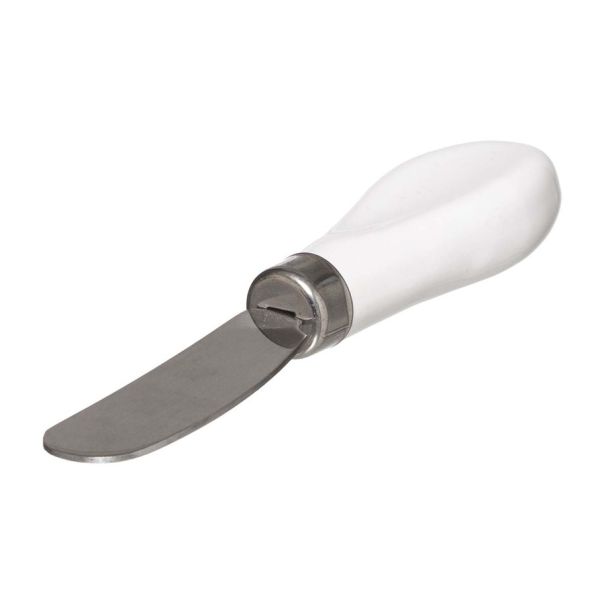 FIVE Keramička posuda sa nožem, bela - 179609