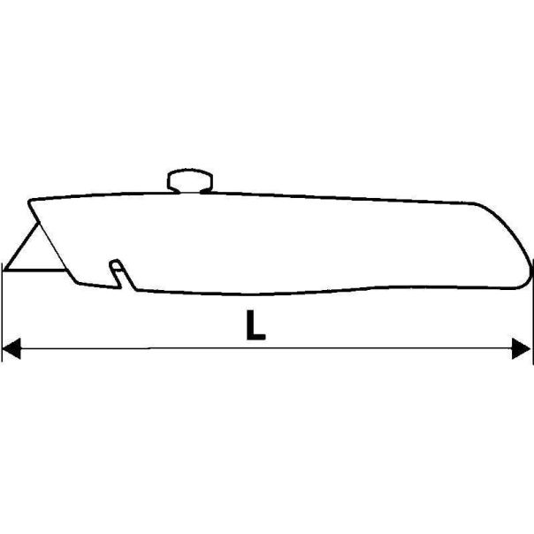 TOPEX Skalpel trapezni premium - 17B140
