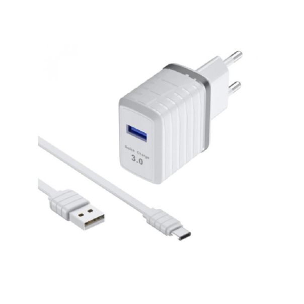 KONFULON Kućni punjač C32Q QC3.0 Fast sa kablom Type C (30107) - 180088-1