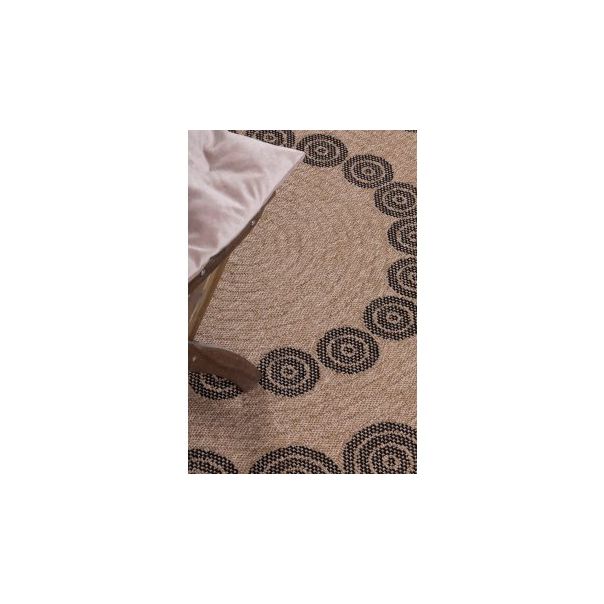 CONCEPTUM HYPNOSE Tepih okrugli fi120 cm 08868A Black - 180458