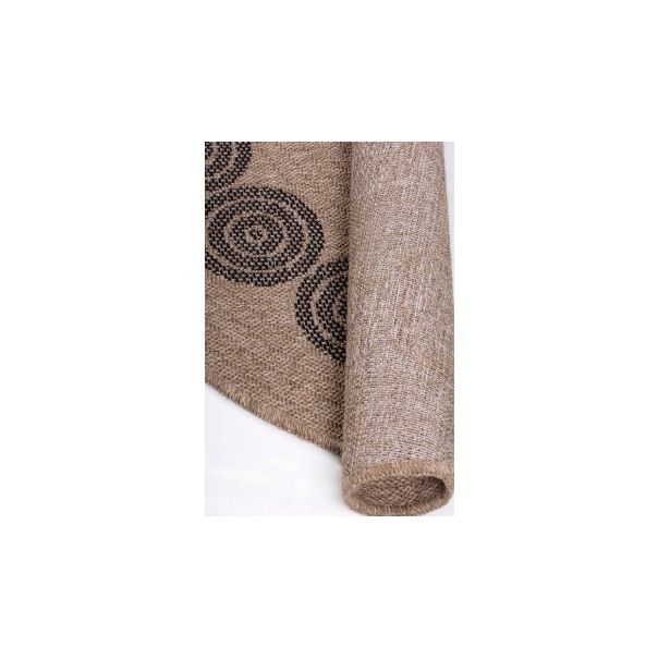 CONCEPTUM HYPNOSE Tepih okrugli fi120 cm 08868A Black - 180458