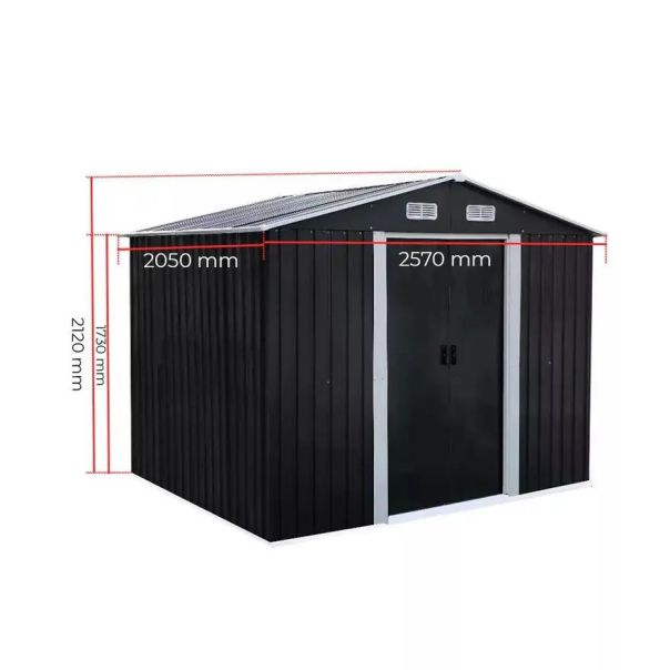 Kućica za baštenski alat Alaska 257x205x192cm - 1805-1-1-1