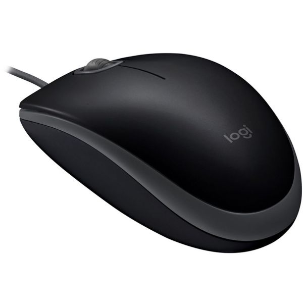LOGITECH B110 Silent - BLACK - USB - EMEA - B110S 20PK - 910-005508