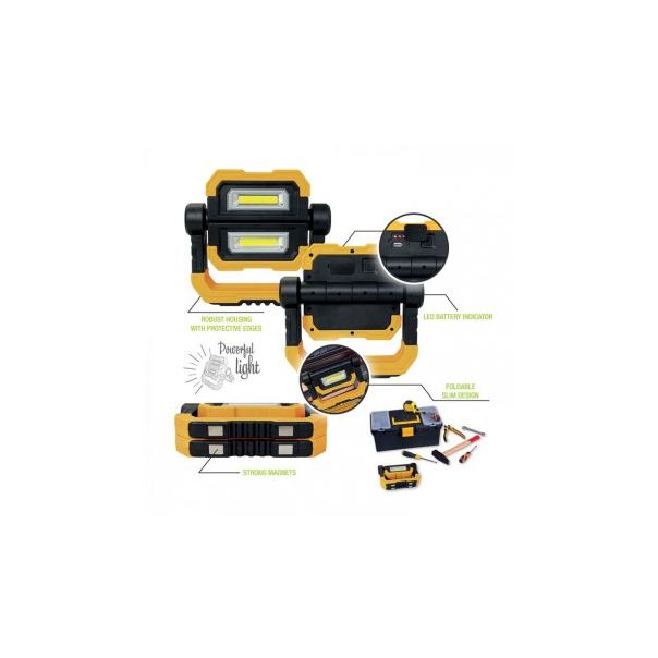 COMMEL Akumulatorski LED Reflektor 10W, 900lm 6000k IP44 C308-313 - 181164