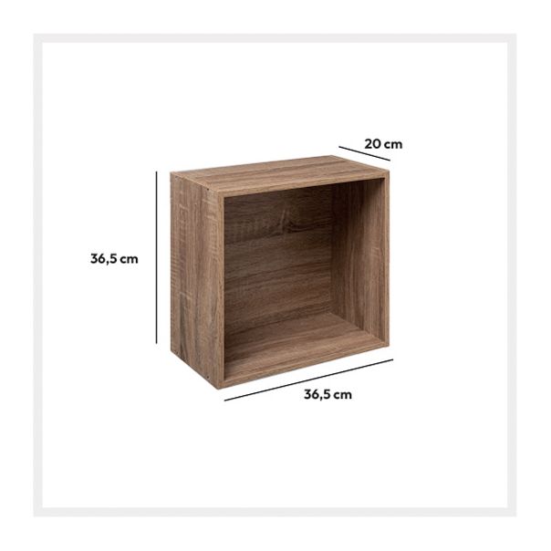 FIVE Drvena polica 36.5x20cm, natural - 181225A