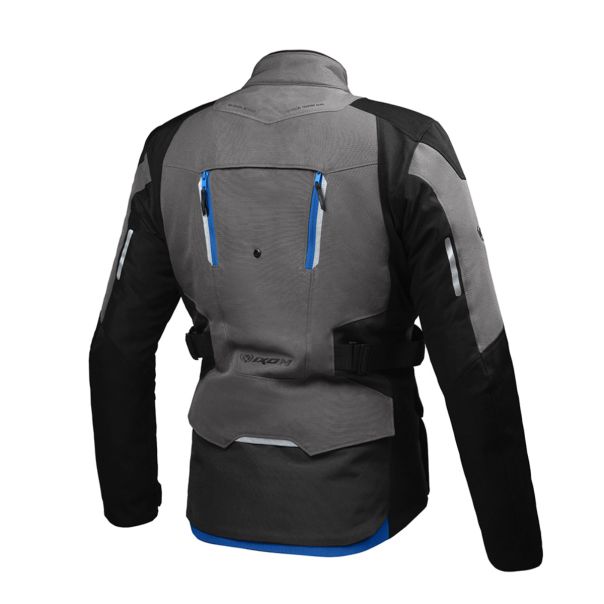 IXON Vidar gray black blue jakna - 18125IXOGBB