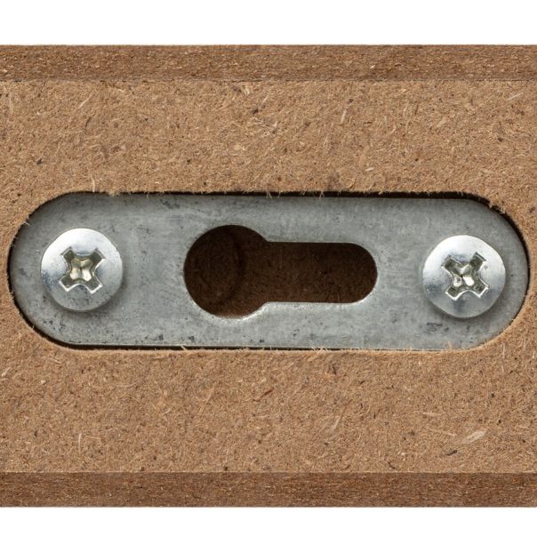 FIVE Ugaona zidna polica Fixy 25x25x3.8cm, bela - 181396B