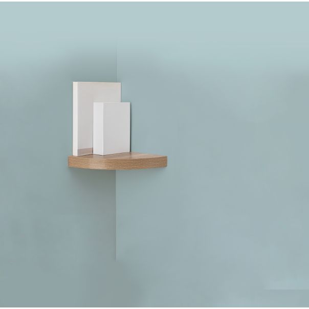 FIVE Ugaona zidna polica Fixy 25x25x3.8cm, natur - 181396C