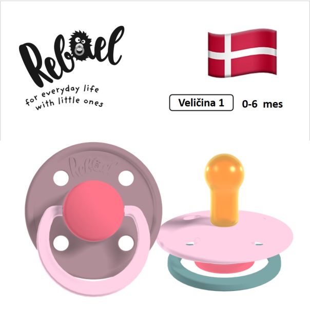 REBAEL varalice za bebe, 0-6 mes, 2 kom, Ljubicasta i Roze, RBL18151135 - EP3255617