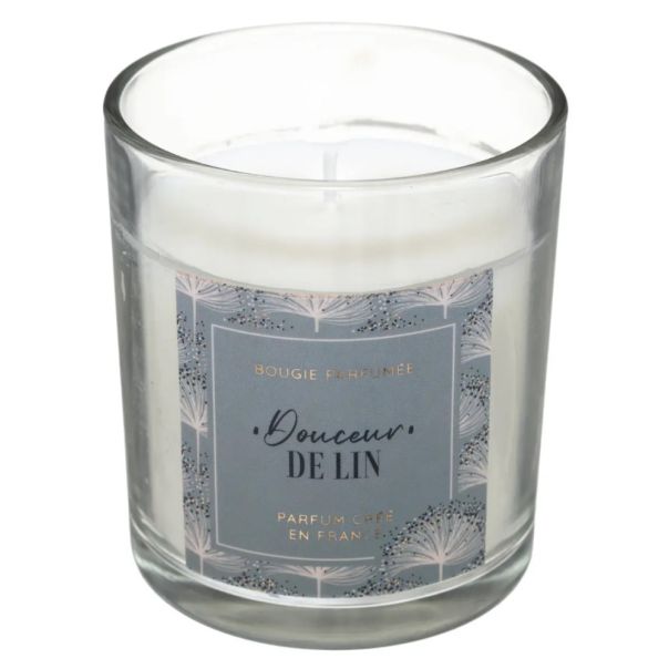 ATMOSPHERA Sveća u zvonu 10,7x13,8cm staklo/vosak/bor - 181645F