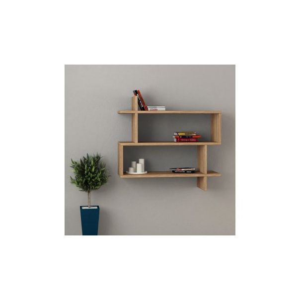 HANAH HOME Zidna polica Paralel Oak - 181878