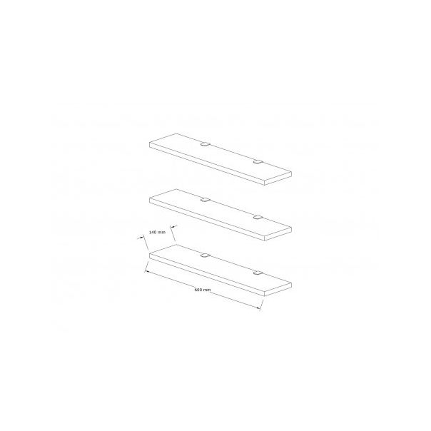 HANAH HOME Zidna polica Boss Sapphire - 181890