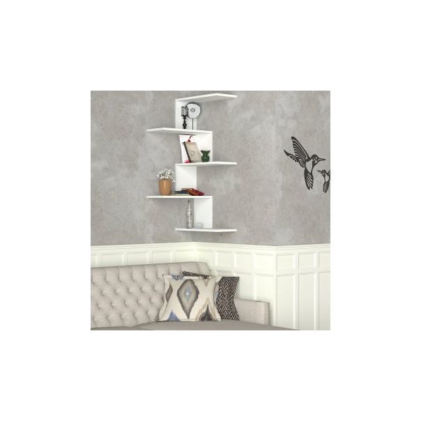 HANAH HOME Zidna polica Caniko White - 181900