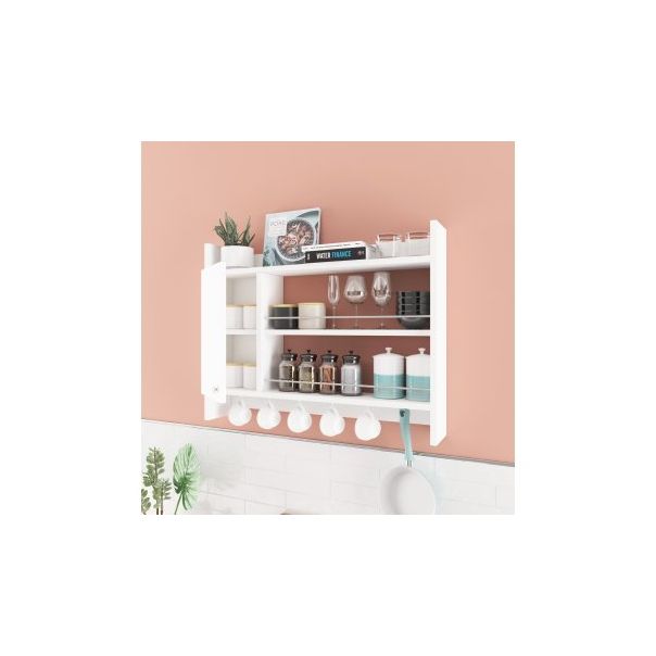 HANAH HOME Kuhinjska polica Knerr, bela - 182230