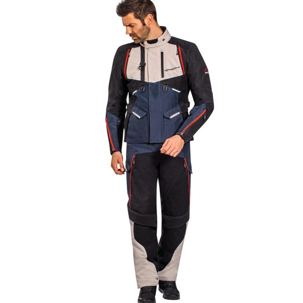 IXON Eddas gray navy pantalone - 18231IXOGNB