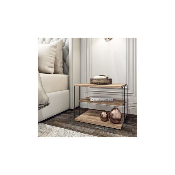 HANAH HOME Pomoćni stočić Lifon Atlantic Pine - 182364