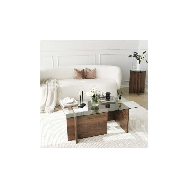 HANAH HOME Sto za dnevnu sobu Escape Walnut - 182412