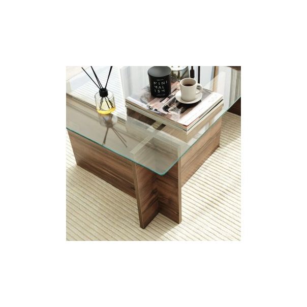 HANAH HOME Sto za dnevnu sobu Escape Walnut - 182412