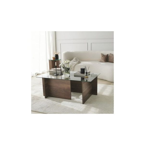 HANAH HOME Sto za dnevnu sobu Escape Walnut - 182412