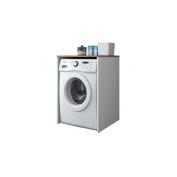 HANAH HOME Ormar za veš mašinu KD103 - 2341, braon/bela - 182420