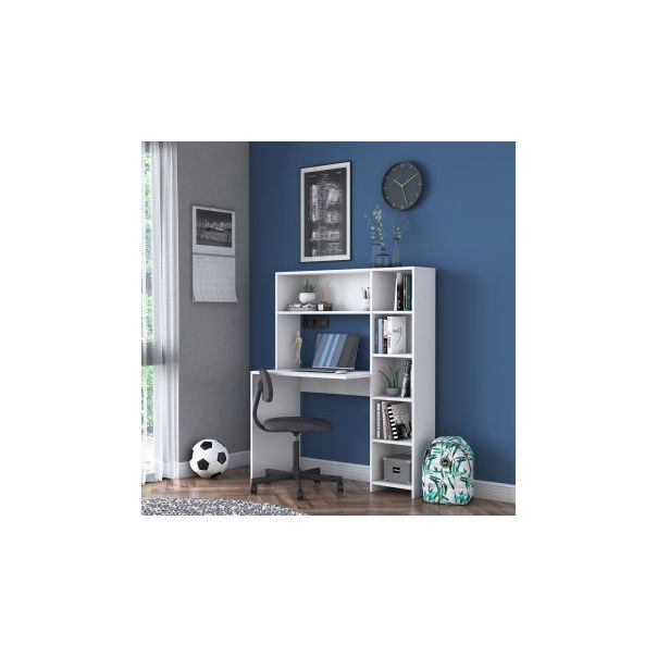 HANAH HOME Radni sto sa policama HA104 - 2063, bela - 182421