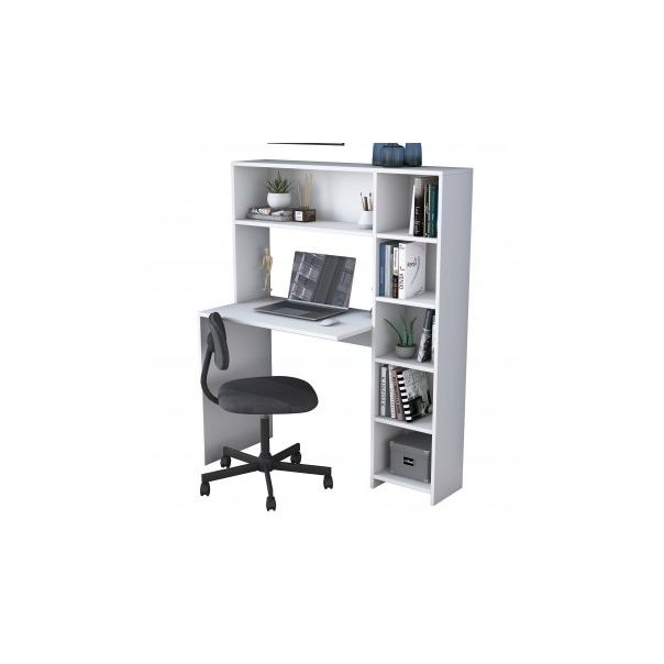 HANAH HOME Radni sto sa policama HA104 - 2063, bela - 182421