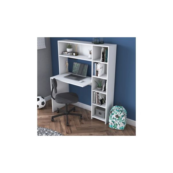 HANAH HOME Radni sto sa policama HA104 - 2063, bela - 182421