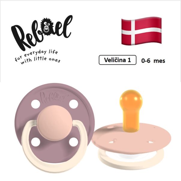 REBAEL varalice za bebe, 0-6 mes, 2 komada, Puder roze, RBL18241427 - EP3229426