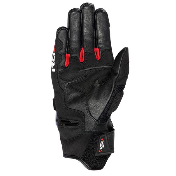 IXON Rs5 air black red rukavice - 18317IXOBKR
