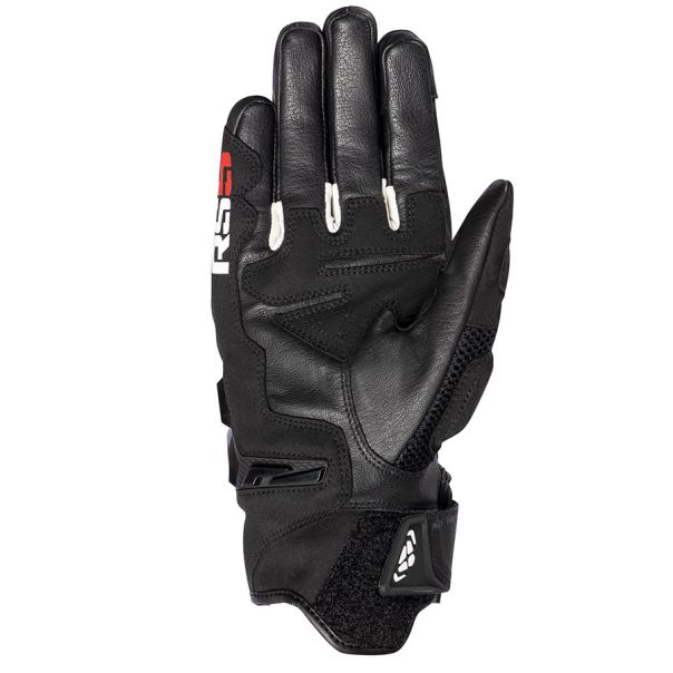 IXON Rs5 air black white rukavice - 18317IXOBKW