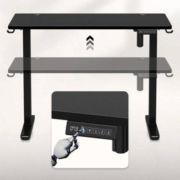 Huzaro Hero 7.9 Crni Električni podesivi sto - 1832-1