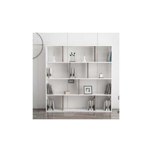 HANAH HOME Polica za knjige Hodbi White Wenge - 183210