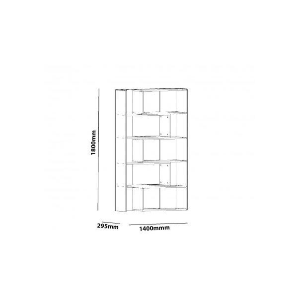 HANAH HOME Polica za knjige Save - 183224