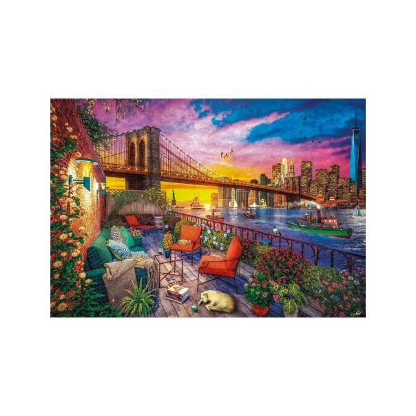 CLEMENTONI Puzzle HQC Manhattan Balcony - 3.000 delova - 183340