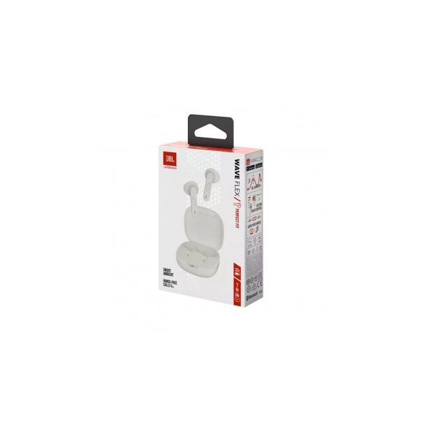 JBL Bežične bubice Wave Flex TWS, bela - 183398