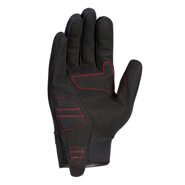 IXON Delta black white red rukavice - 18344IXOBKR