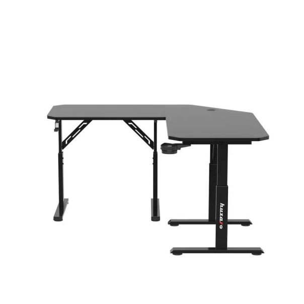 Huzaro Hero 7.3 Crni Električni podesivi sto 140x60cm - 1836-1-1-1-1