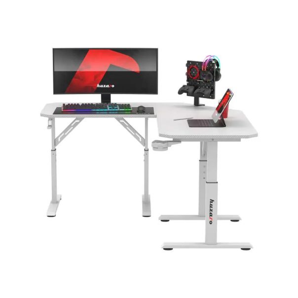 Huzaro Hero 7.3 Beli Električni podesivi sto 140x60cm - 1837-1-1