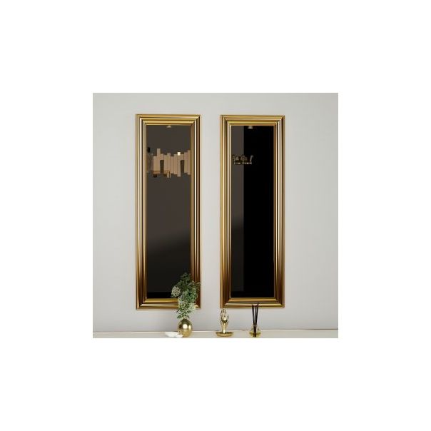 HANAH HOME Set ogledala Candy 2/1, zlatna - 183735