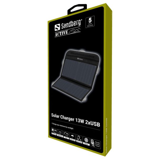 SANDBERG Solarni punjač 420-40 13W 2xUSB - 138628