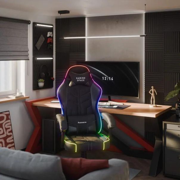 Huzaro Force 2.7 RGB Crna Gaming stolica - 1839-1