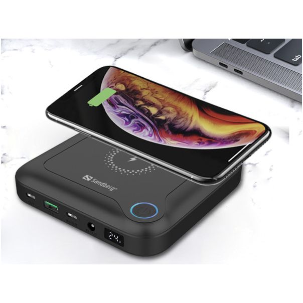 SANDBERG Powerbank All in One 420-57, WiFi, 24000 mAh - 138008
