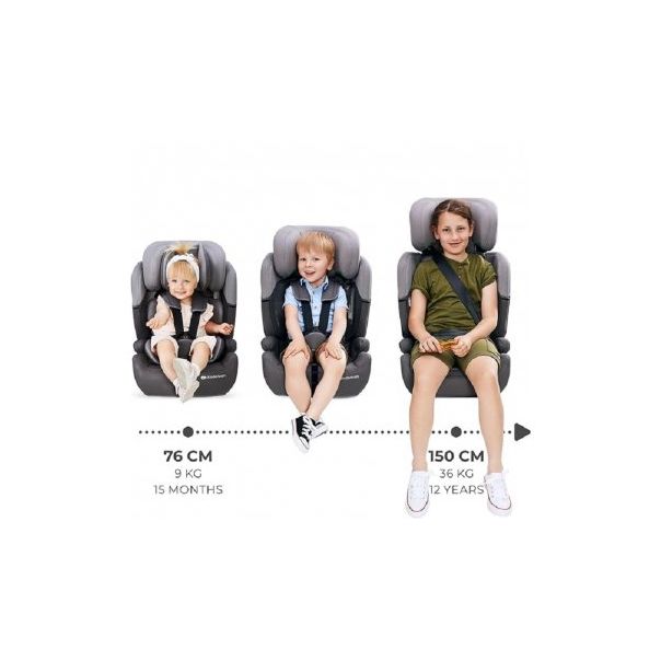 KINDERKRAFT Auto sedište COMFORT UP i-Size 76-150cm black (KCCOUP02BLK0000) - 184141