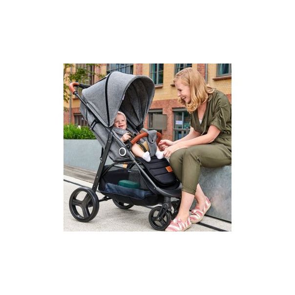 KINDERKRAFT Kolica za bebe Grande plus grey (KSGRAN00GRY0000) - 184150