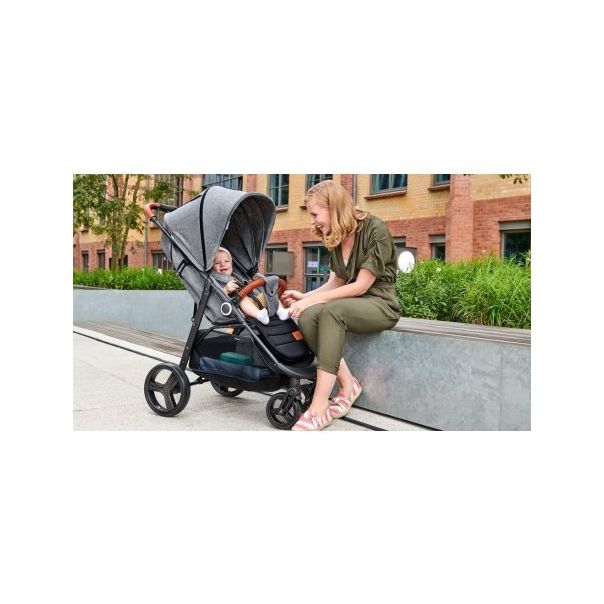 KINDERKRAFT Kolica za bebe Grande plus grey (KSGRAN00GRY0000) - 184150