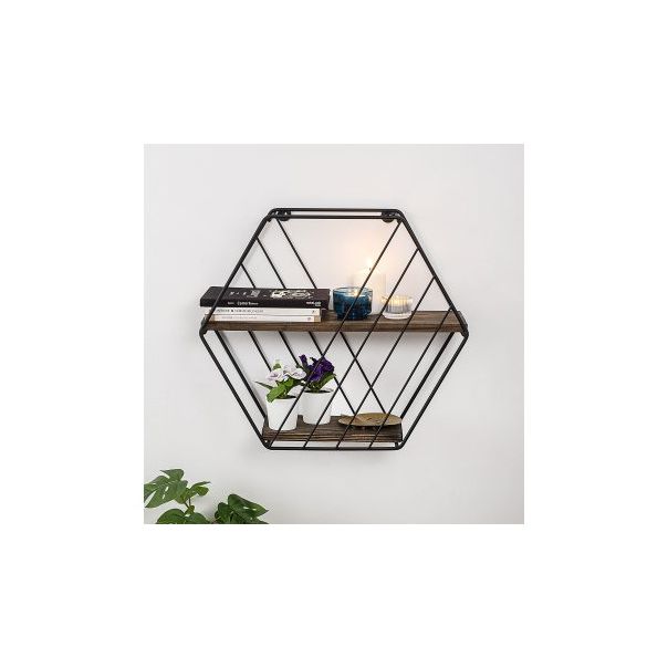 HANAH HOME Zidna polica Liliales - 184295