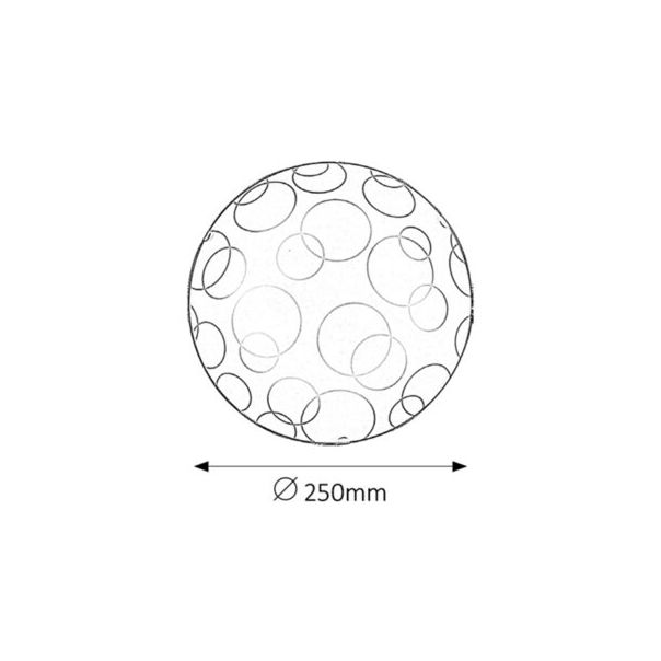 Rabalux Plafonjera Ada E27 1x MAX 60W bela (1843) - 1843