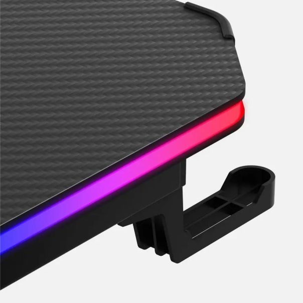 Huzaro Hero 3.3 Crni RGB Gaming sto 140x60cm - 1843-1-1