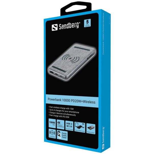 SANDBERG Powerbank 420-61, WiFi, 10000 mAh - 138006